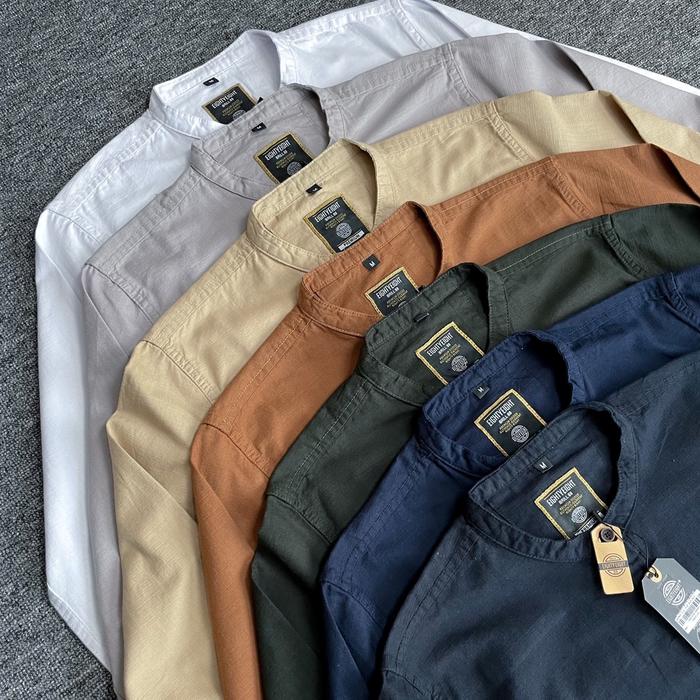 Brill Eighty Eight Kemeja Koko Lengan Panjang Tebal Premium