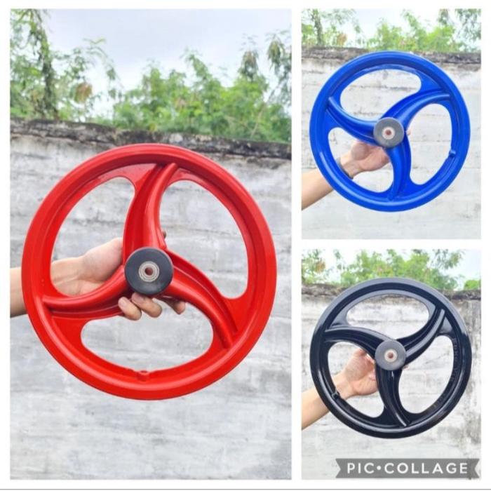 VELG PLASTIK SEPEDA/KURSI RODA BEARING/KLAKER/LAHER