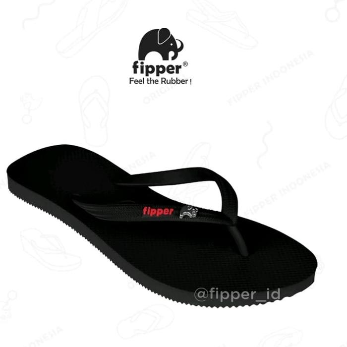 Paling dicari FIPPER GLITTER BLACK / RED - Sandal Jepit Wanita/Perempuan