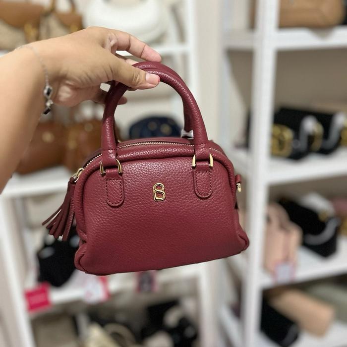 JANE BAG CRANBERRY BUTTONSCARVES