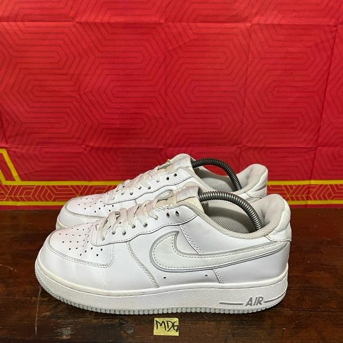 Sepatu second ori nike af1 triple white size 41