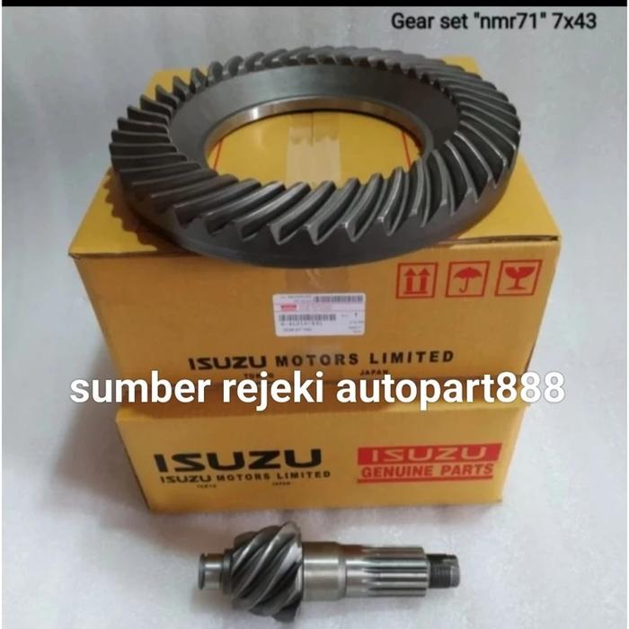 gear sett gigi gardan Isuzu elf NMR71 7X43 original