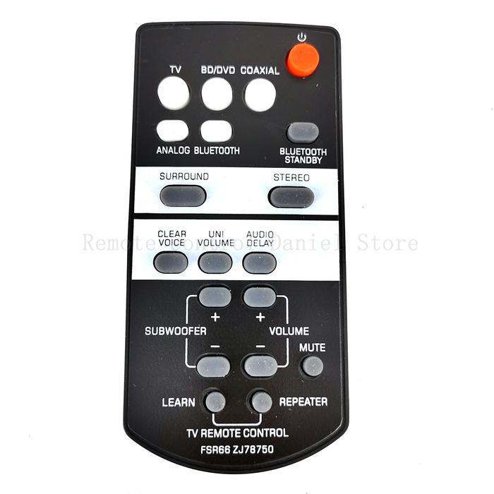 New Remote Control FSR66 ZJ78750 For YAMAHA Soundbar YAS-103 YAS-93