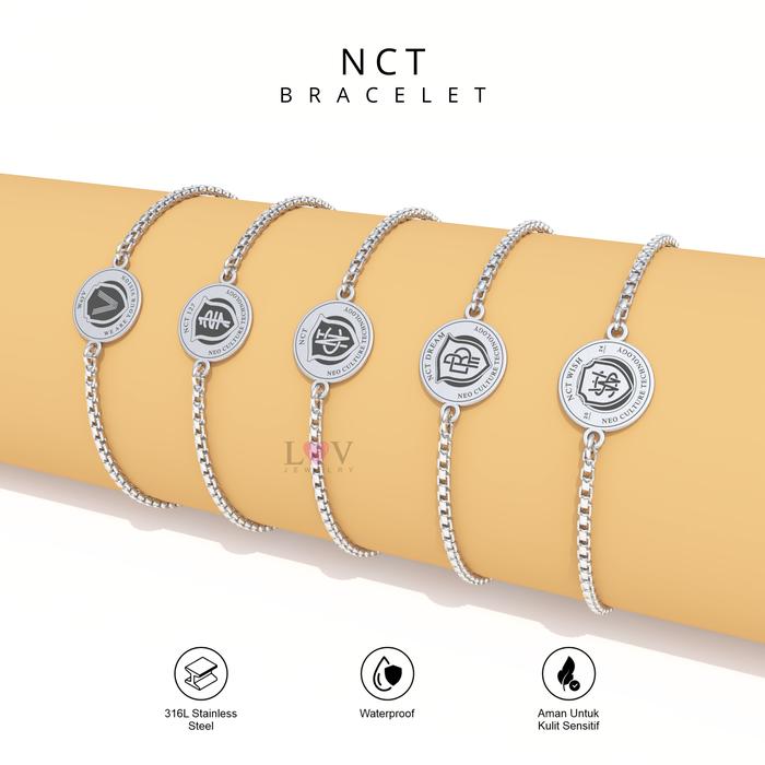 Gelang NCT Dream WayV NCT Wish NCT 127 Kpop Merchandise friendship Idol Haechan Jeno Serut - NCTzen