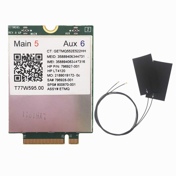 LT4120 Snapdragon X5 LTE T77W595 4G WWAN M2 MODULE For HP