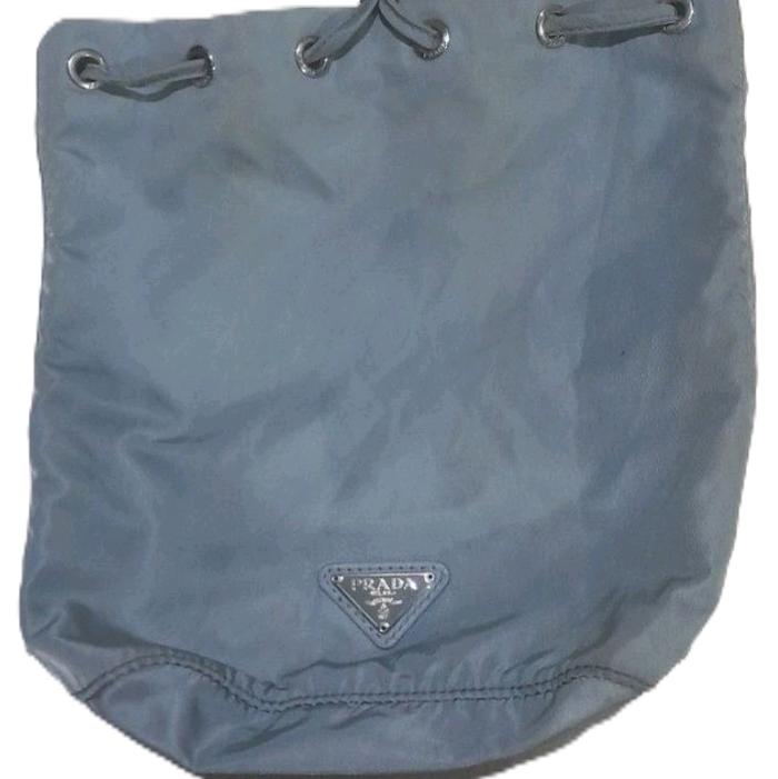 SOLD..!!! tas original murah antik prada mini bucket pouch nylon authentic mewah branded wanita pria