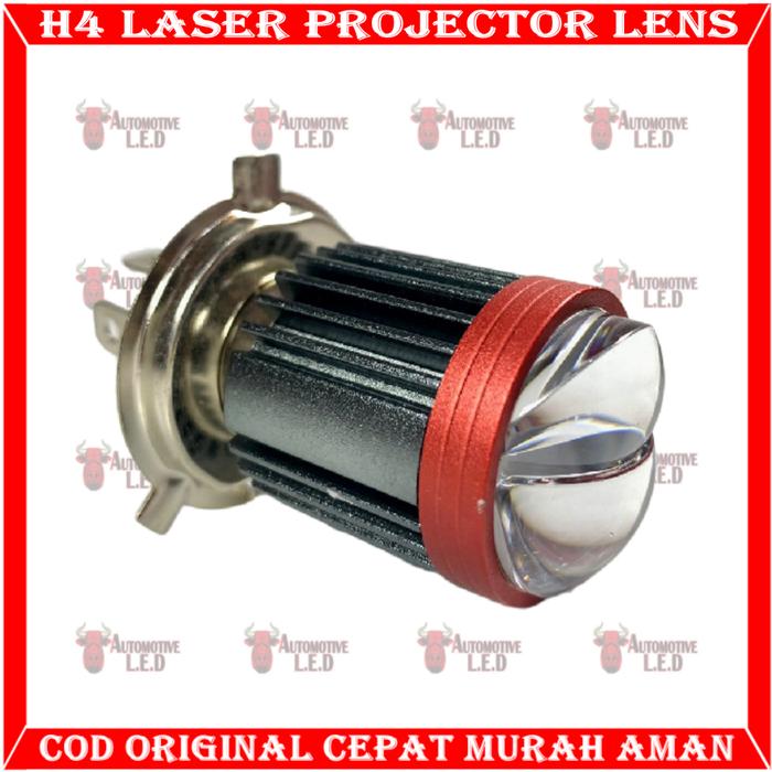 ORIGINAL H4 LASER HYPER LAMPU LED MOTOR H4 LASER 2 WARNA | LED H4 LASER MOTOR UNIVERSAL | BOHLAM LED