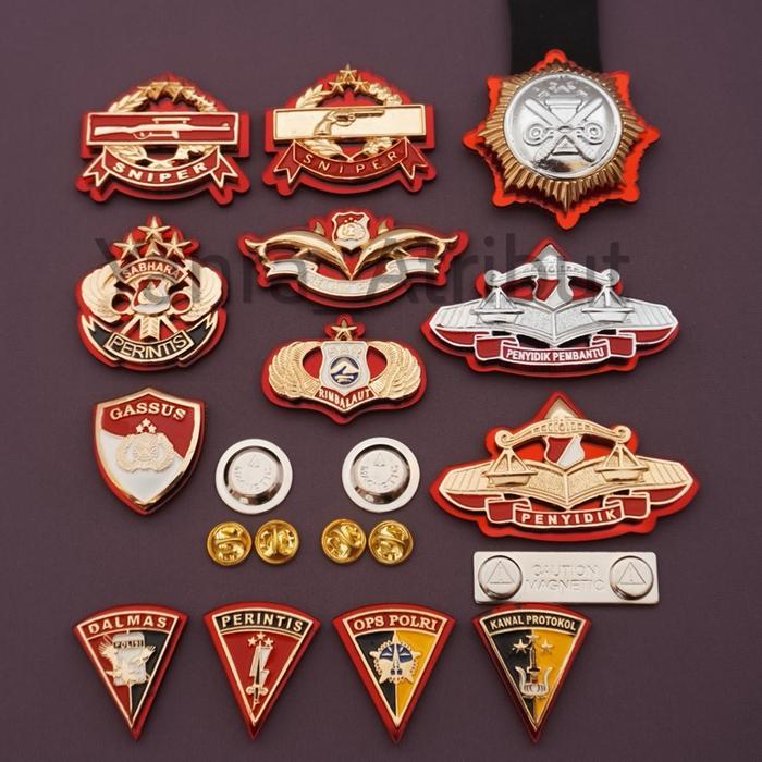 Pin Selam / Sniper Panjang / Penyidik / Sniper Pendek / Sar Rimba Laut / Penyidik Pembantu PPNS / Ga