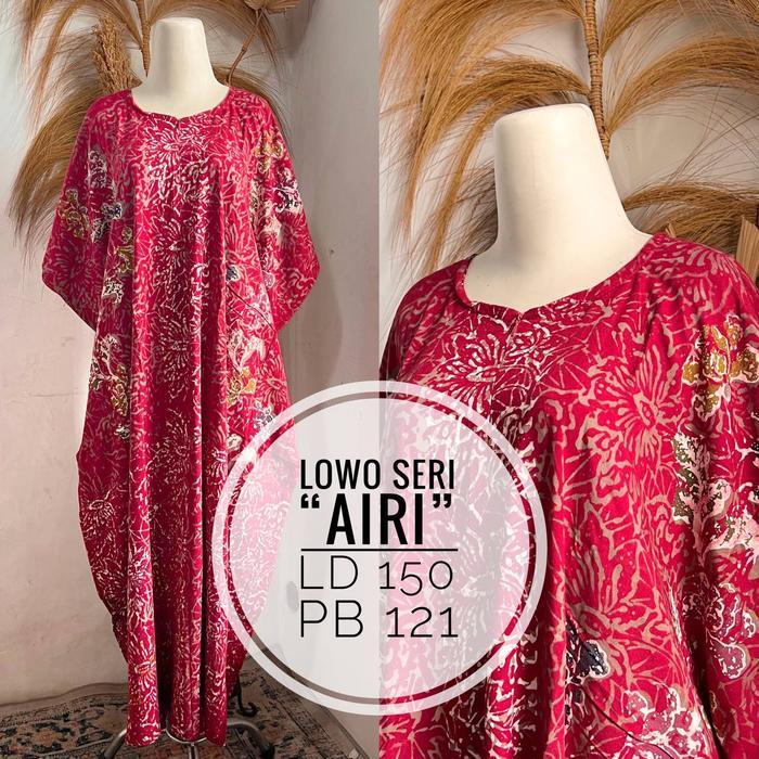 Istimewa [READY] Daster Batik Rayon Lowo Kalong Kelelawar Jumbo Rayon Adem Super Premium Busui Frien