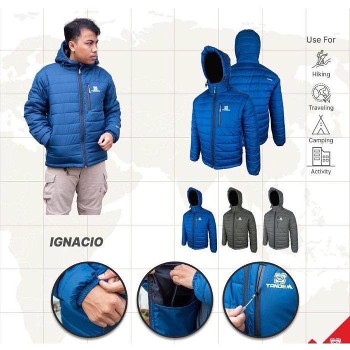 Tandem jaket gelembung outdoor