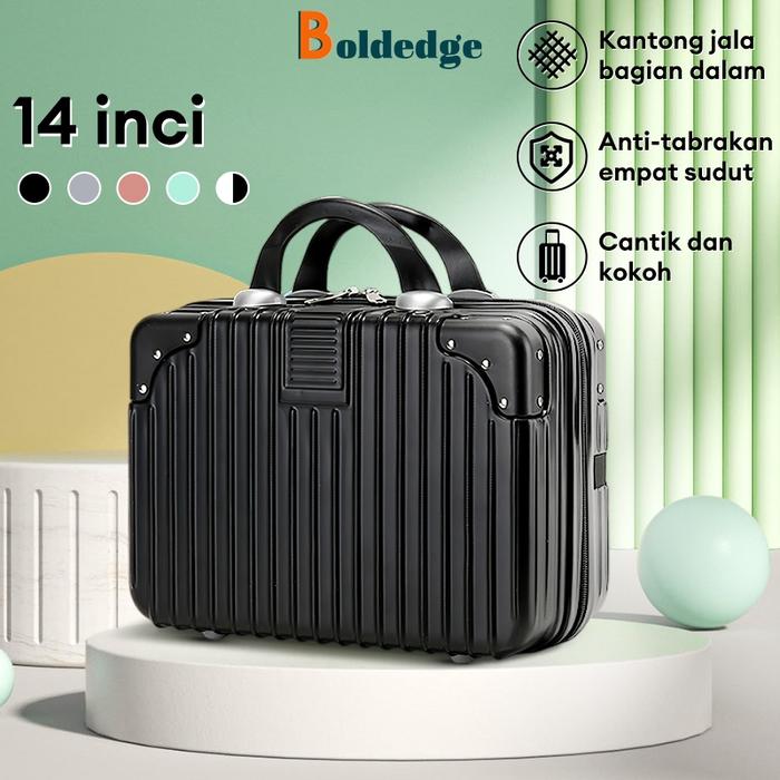 BoldEdge koper 14 inch koper kecil traveling Koper Makeup koper kecil Mini Travel Ringan beauty case