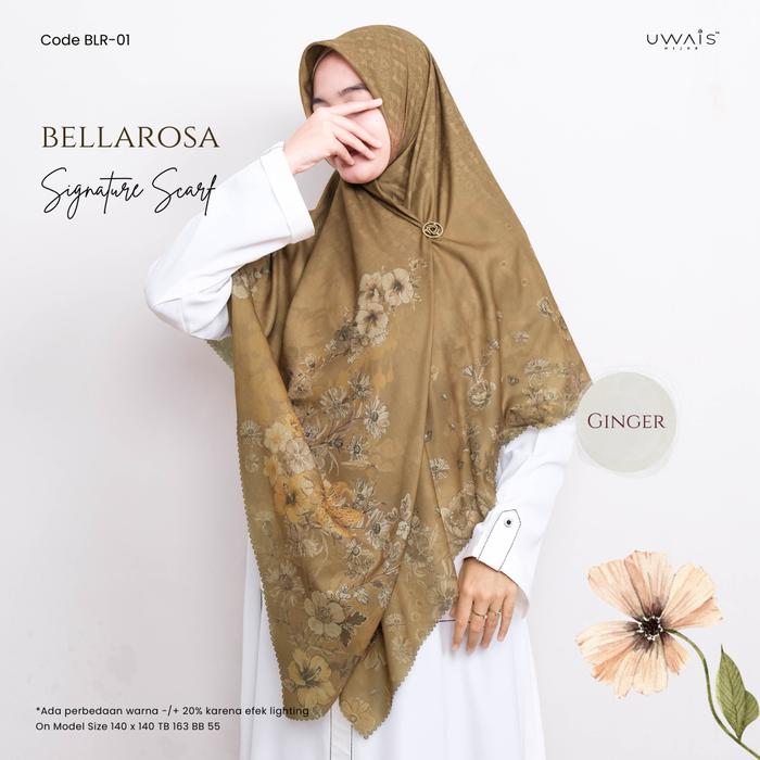 Bellarosa Scarf Voal Premium Hijab Segi Empat Nyaman Dipakai untuk Kuliah/Kerja/Acara Formal