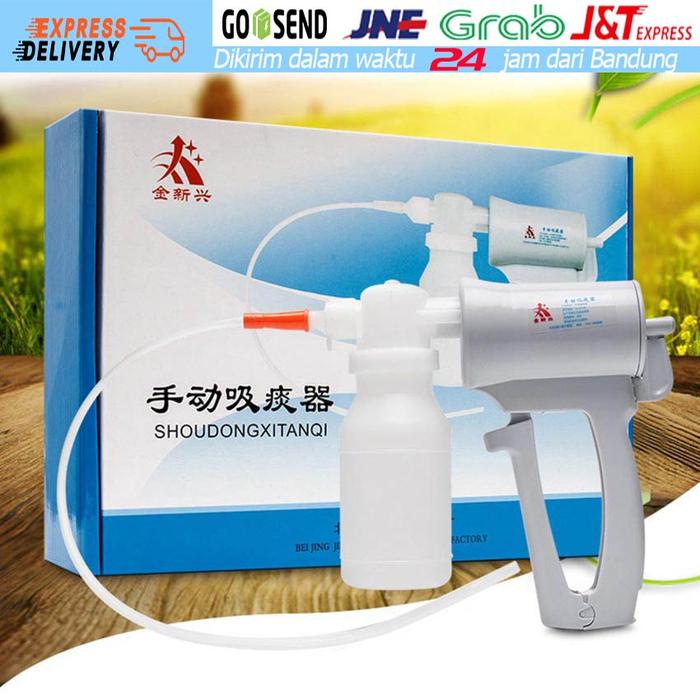 Pompa Penghisap Dahak Suction Pump Manual Hand/Sputum Aspirator/Pompa Hisap Manual Medical