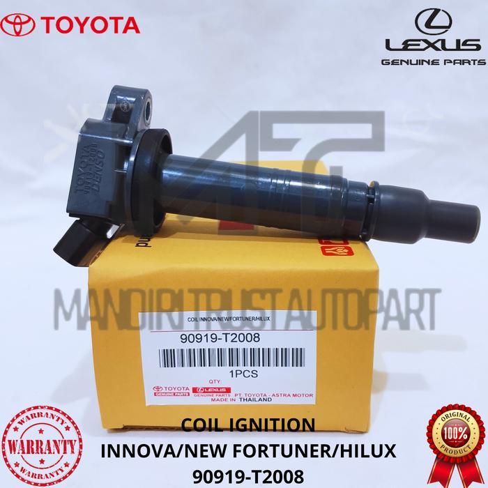 COIL IGINITION KOIL INNOVA FORTUNER HILUX HIACE 2004-2024 1PCS DENSO ORIGINAL BERGARANSI 90919-T2008