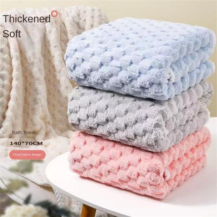 Cloud Lattice Face Towel Soft Towel Adult Bath Towel Towel Set