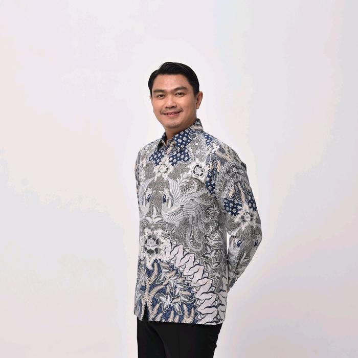 Batik Eyang Putri-Kemeja Katun Lengan Panjang