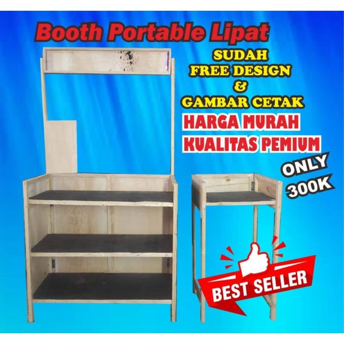 TERBARU!!! Booth portable/meja lipat/booth lipat/gerobak portable/gerobak lipat