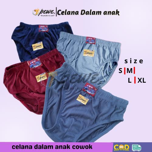 6 PCS CELANA DALAM UMUR 7-8 Tahun  BAHAN LEMBUT NYAMAN CD  COWOK  Fashion celana dalam anak laki cel