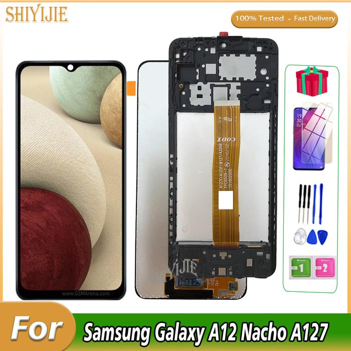 6.5"Original LCD For Samsung Galaxy A12 Nacho LCD A127F A127U A127M