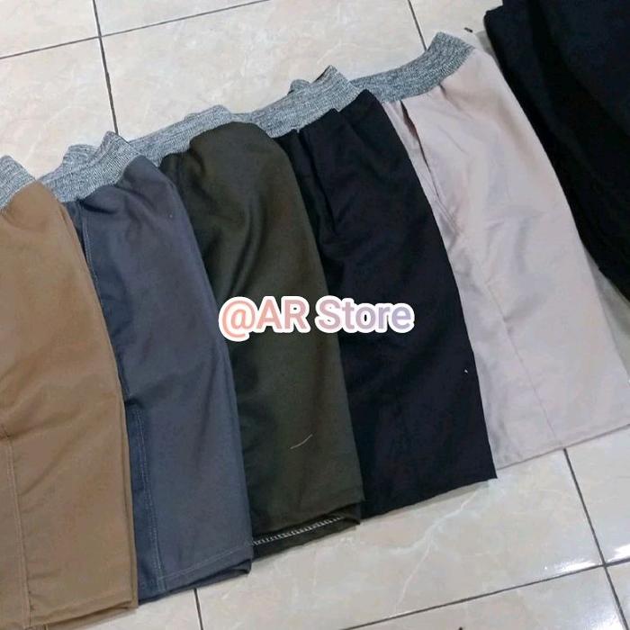 Castle Clash Celana Pendek Pria Premium Chino Active Short Pants Reguler Slimfit Gaya Basic Casual B
