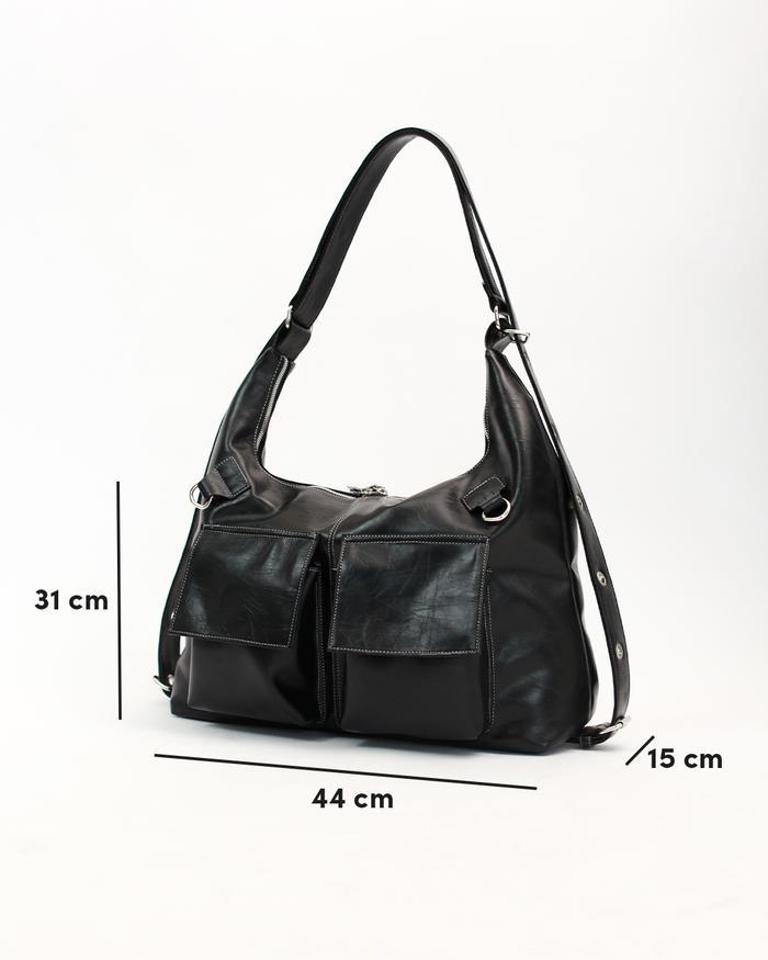 Tako Bag - Shoulderbag and Backpack - Miki Large Multifunctional Tas Bahu dan Ransel Muat Laptop 16i