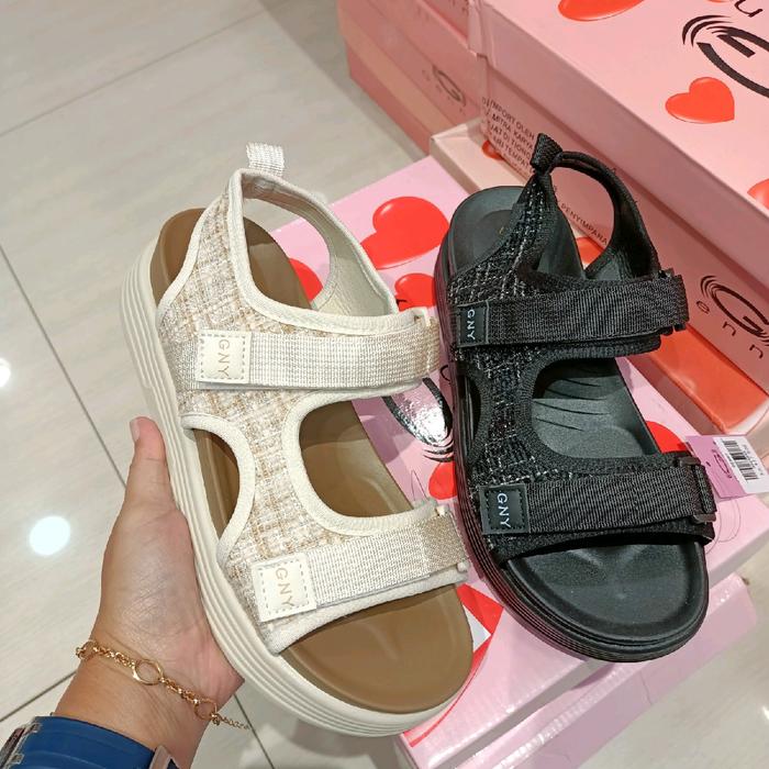 sepatu sandal wanita GENNY flat original