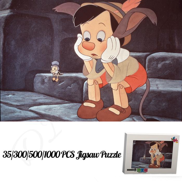 Disney Animated Film Pinocchio Puzzles Classic Cartoon Movie 35 300