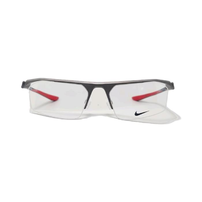 Frame Kacamata Nike 8050 065 57-18-145 Satin Grey Red Original