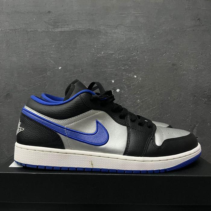 AJ 1 Low Game Royal MetalliC PLatinum