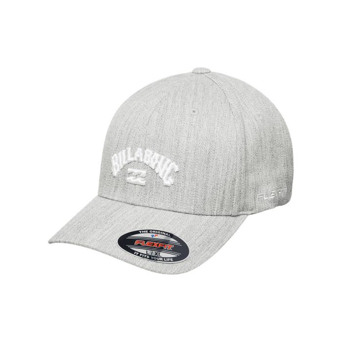 Billabong Mens Arch Flexfit Light Grey Heather Flexfit Cap