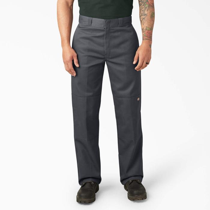 DICKIES TWILL DOUBLE KNEE PANT CHARCOAL