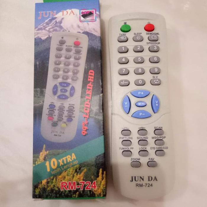 REMOT MULTI SANKEN / REMOTE UNIVERSAL TV SANKEN RM-724
