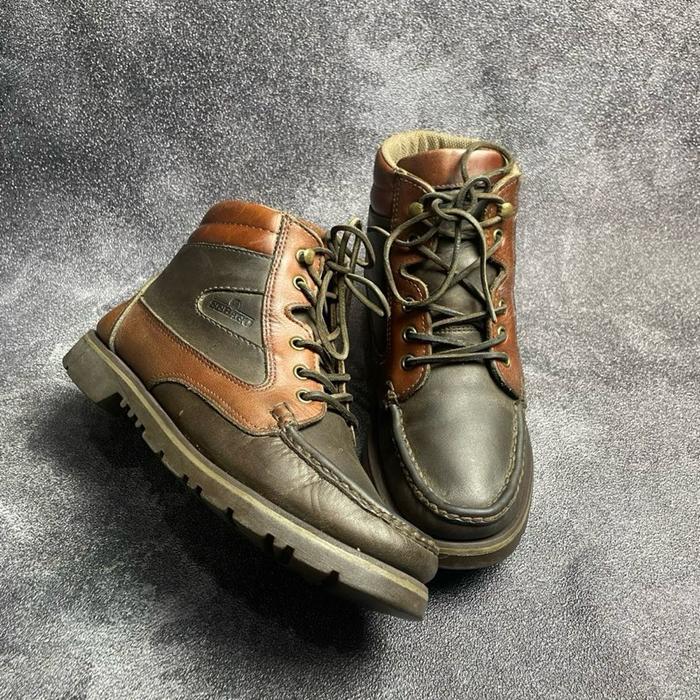 Sebago men's shoes moc toe boots vibram sole