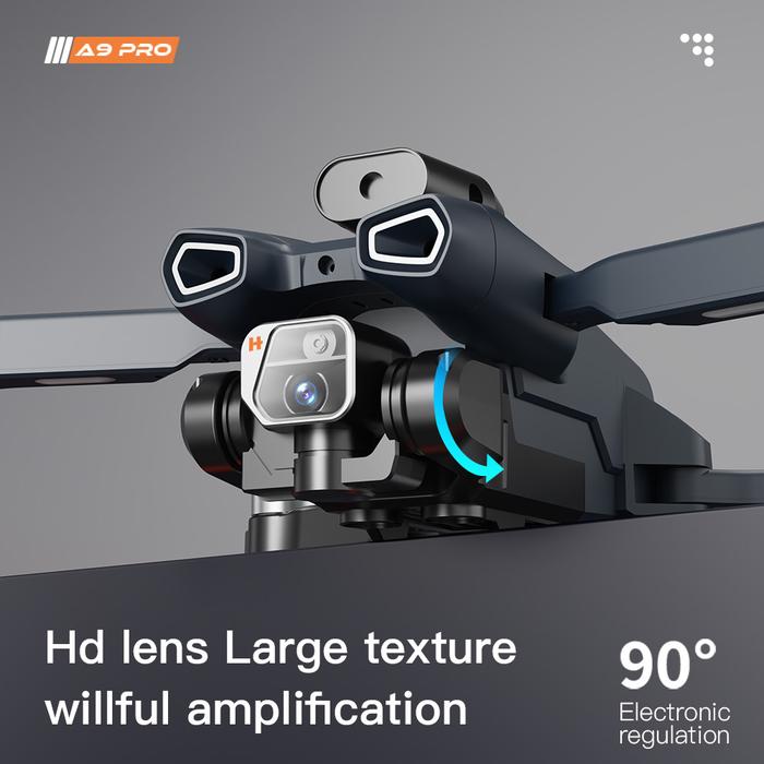 A9 PRO Drone 4K 5G WIFI kamera HD, mainan Quadcopter RC profesional