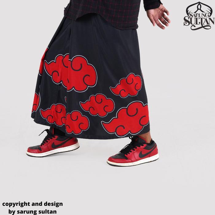PRODUK TERBATAS KAIN SARUNG PRIA DEWASA AKATSUKI ANIME Lembut Motif Nyaman Printing Muslim