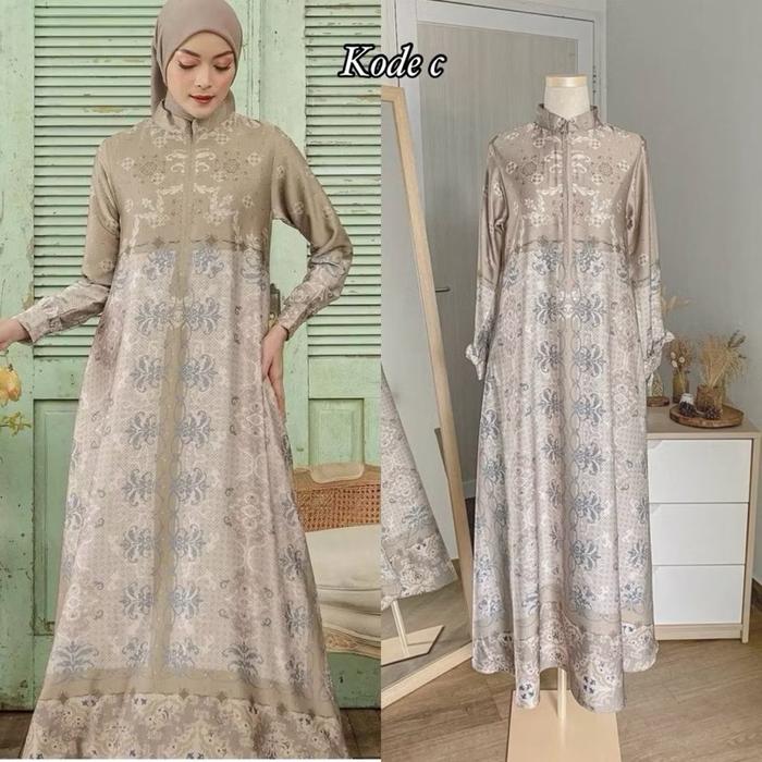 Dress Gamis Aurelie Gamis Lebaran Pakian Wanita