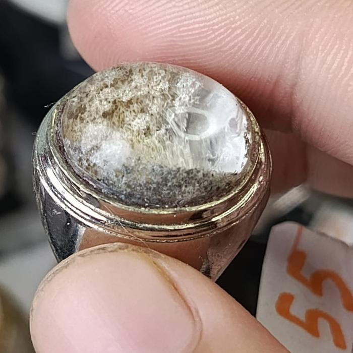 no 55 Batu Kinyang Varian Karang Natural dari Kepulauan Bangka Belitung Size 7-9 Pilihan Ukuran Cinc