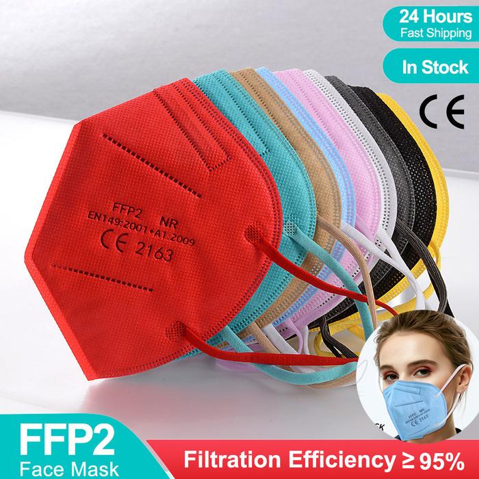 Colored FFP2 Mascarillas KN95 Mascarillas FFP2reutilizable Masque
