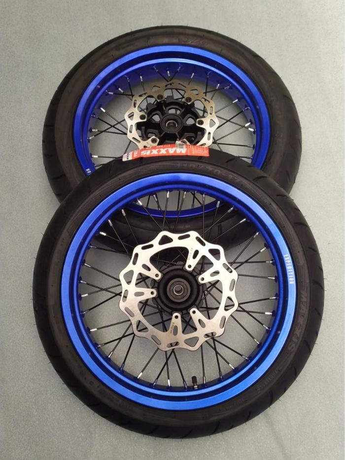 Banset Supermoto WR155 Full Expedition Bonus Cakram Ban WR Supermoto