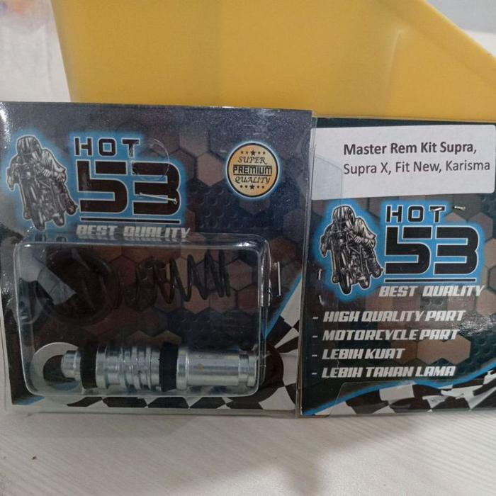 HARGA 10 SET ISI MASTER REM KIT SUPRA X (HOT53 DUPLEK) - SIL SEAL CYLINDER MASTER REM KARISMA SMASH