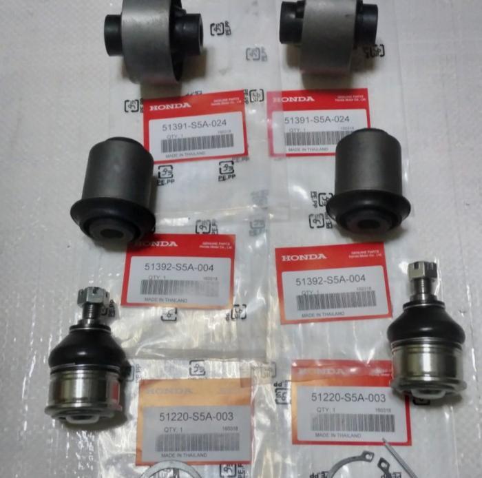 BUSHING LOWER ARM BESAR KECIL+BALL JOINT CRV GEN2 GEN 2 STREAM 1SET