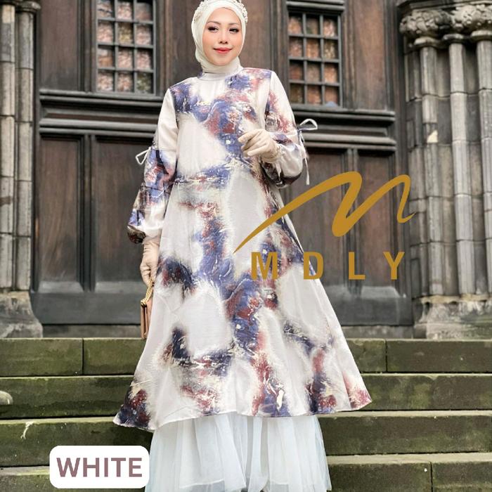 hanin dress by mdly /dress lebaran mdly