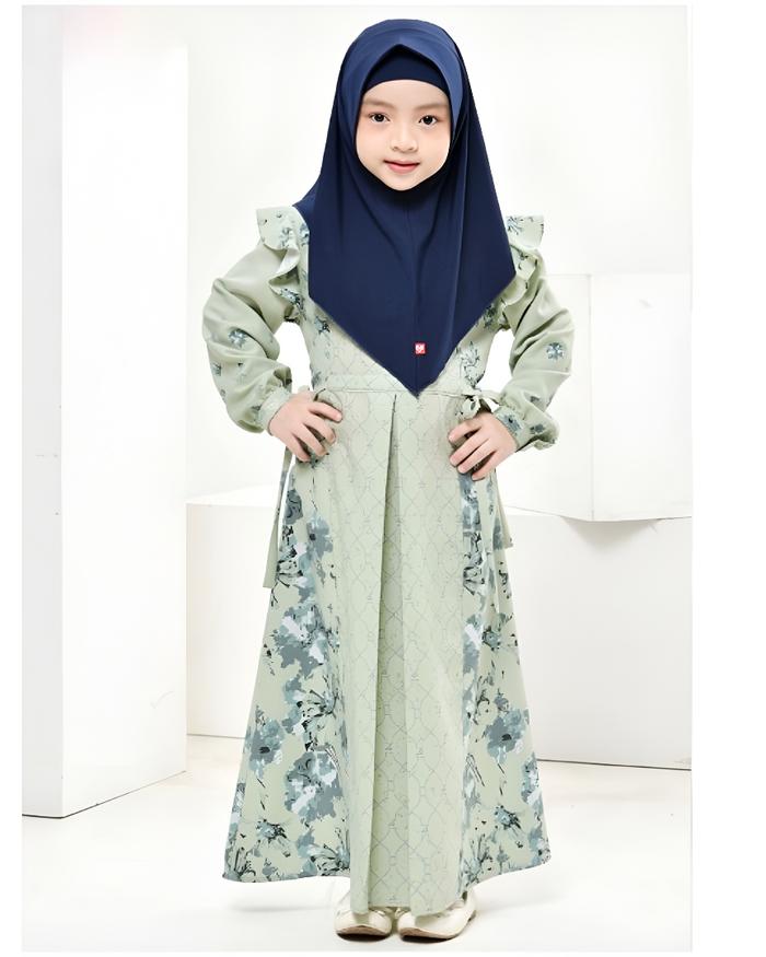 Rabbani Baju Gamis Anak - Dresslim Anak Huzlah ORI Produk Best Seller