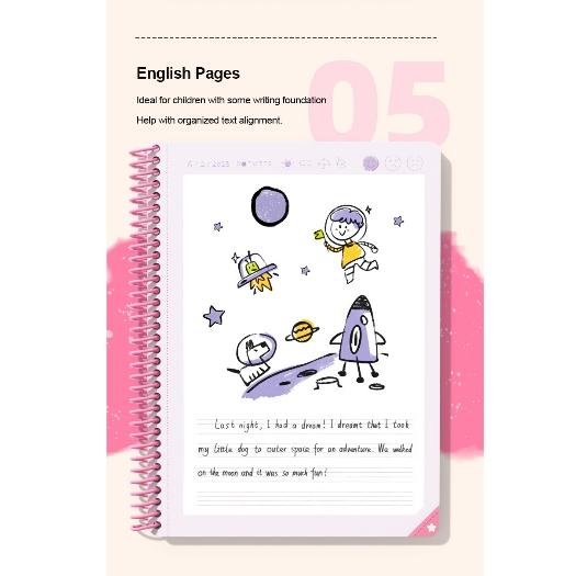Mideer My Growth Scribble Journal English Book Buku Jurnal Diary Anak Anak