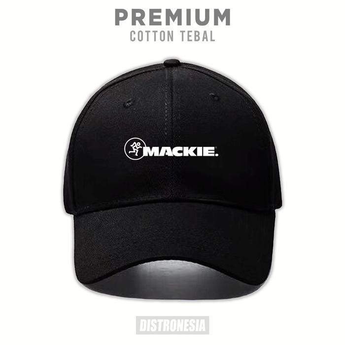 Topi Mackie Digital Mixer Audio Premium Cotton Baseball