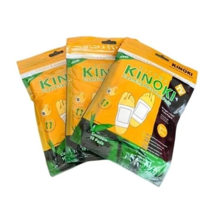 (PASTI CEPAT) Kinoki Gold 1 KOTAK Kiyome Ginger Salt Cleansing Koyo Detox Foot Kaki Pads