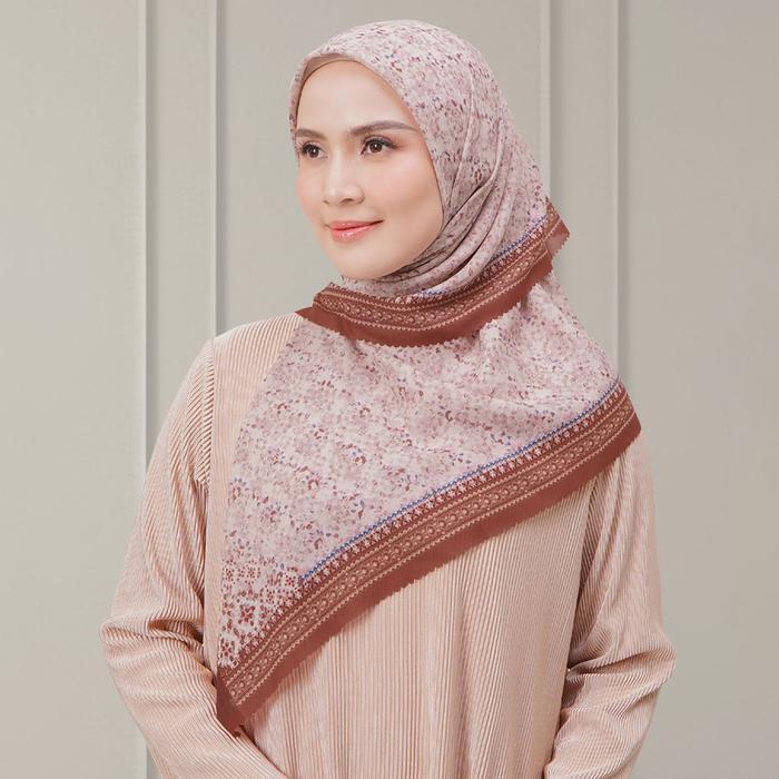 ORIGINAL DOA - Huma Scarf - Vanilla - hijab Segi Empat READY STOCK