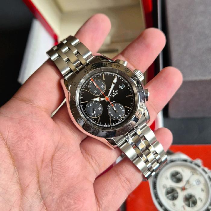 Tudor Prince Chronautic Black Dial