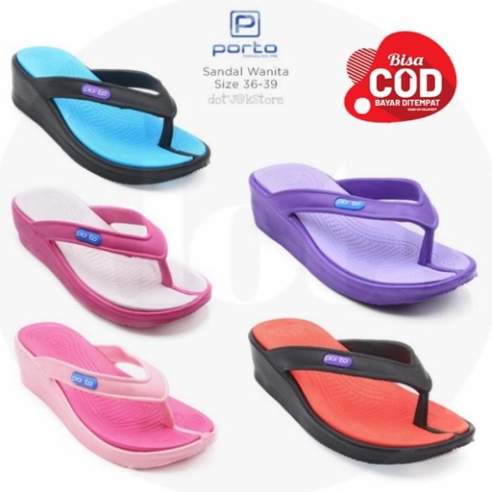 Sendal Wanita JEPIT PORTO 711 SIZE 36-40 EMPUK NYAMAN anti slip