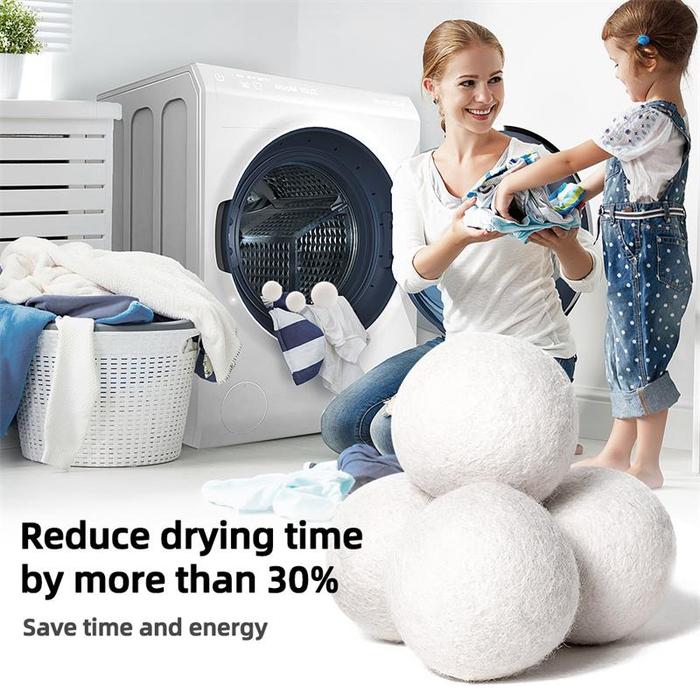 Wool Dryer Balls Reusable Wool Dryer Balls Softener Laundry Washing